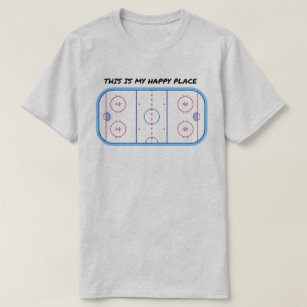 THIS IS MY HAPPY PLACE ICE HOCKEY RINK T-Shirt