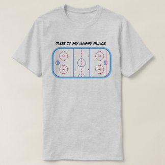 THIS IS MY HAPPY PLACE ICE HOCKEY RINK T-Shirt