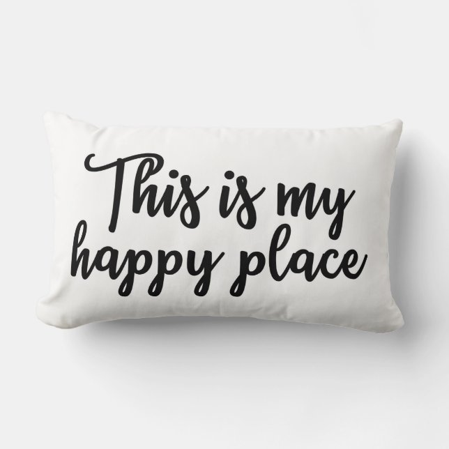 This is my happy place Pillow (Front)