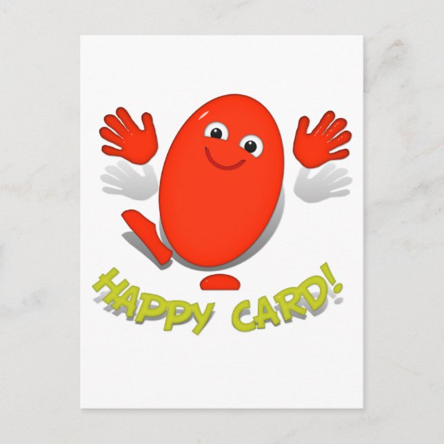 This is my happy....... postcard (Front)