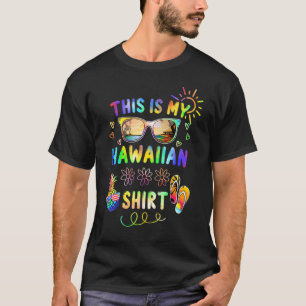 This Is My Hawaiian  Luau Aloha Hawaii Beach Pinea T-Shirt