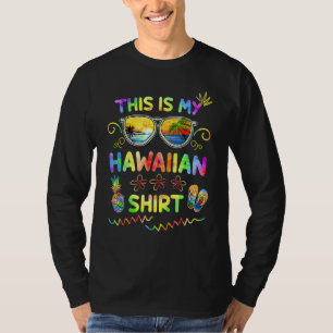 This Is My Hawaiian Luau Aloha Hawaii Beach Pinea T-Shirt