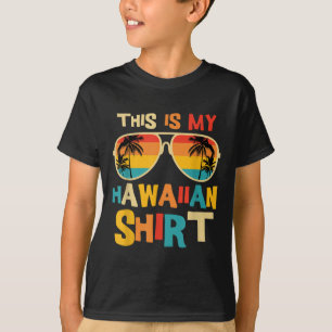 This Is My Hawaiian Shirt Tropical Luau Costume Pa