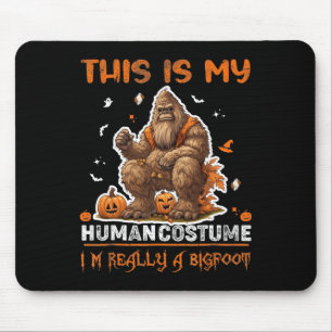 This is my human costume Funny Halloween Costume M Mouse Pad