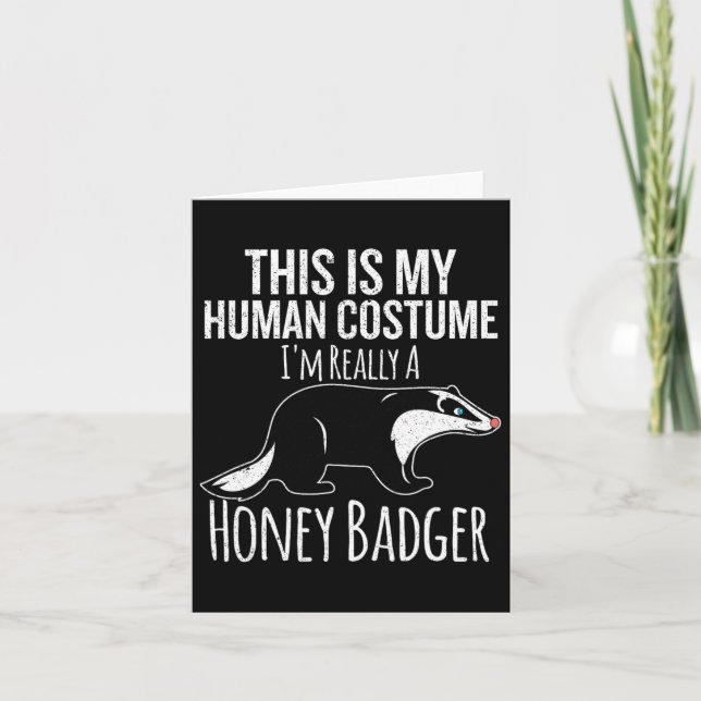 This Is My Human Costume Halloween Costume  Card (Front)