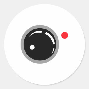 This Is My Human Costume I'm Really A Camera Lens Classic Round Sticker