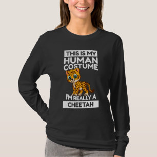 This Is My Human Costume I'm Really A Cheetah T-Shirt
