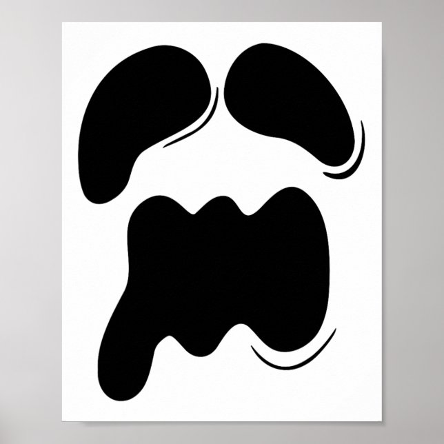 This Is My Human Costume I'm Really A Ghost Spooky Poster (Front)