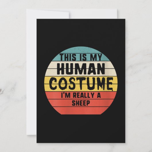This is My Human Costume Im Really A Sheep Gift (Front)