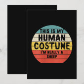This is My Human Costume Im Really A Sheep Gift (Front/Back)