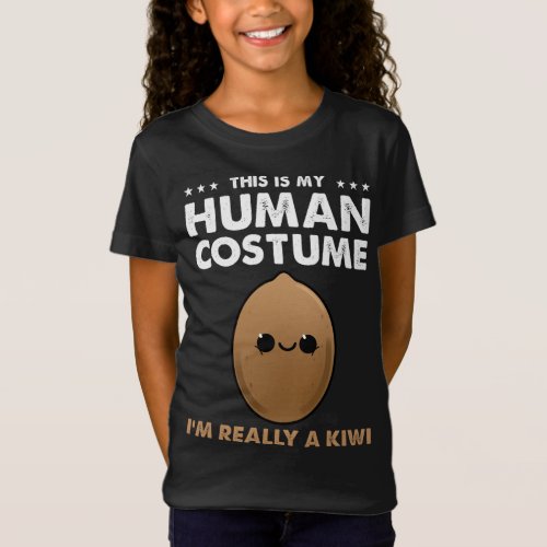 This Is My Human Costume Kiwi Fruit Halloween T_Shirt