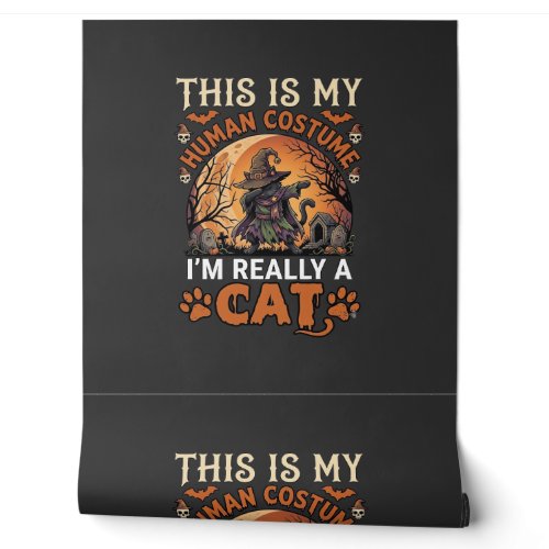 This Is My Human Costume Really Cat Halloween Witc Wallpaper