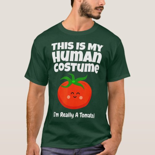 This Is My Human Costume Tomato  Kids And Vegans G T_Shirt