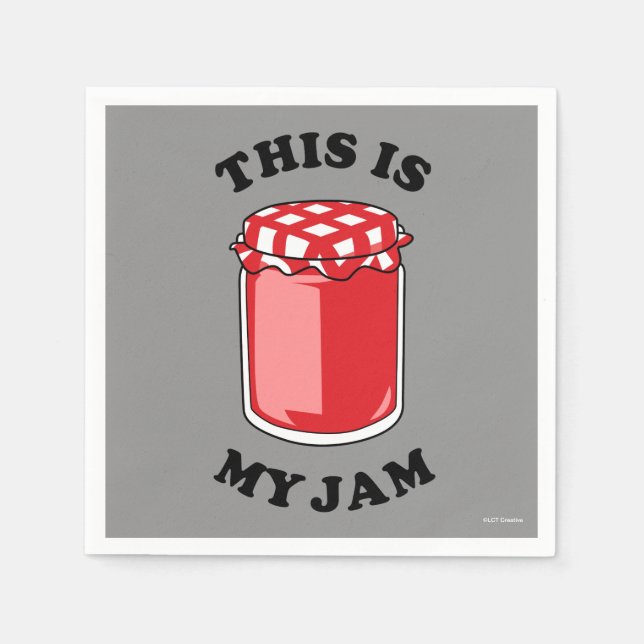 This Is My Jam Napkins (Front)