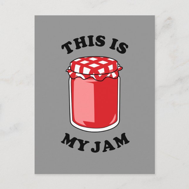 This Is My Jam Postcard (Front)