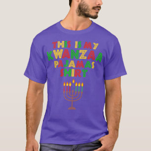This Is My Kwanzaa Pajamas Shirt African American 