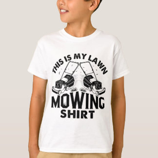 This Is My Lawn Mowing  Funny Mower Gift T-Shirt