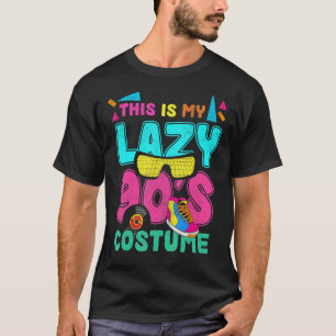 This Is My Lazy 90s Costume Party Vinyl Music Nine T-Shirt