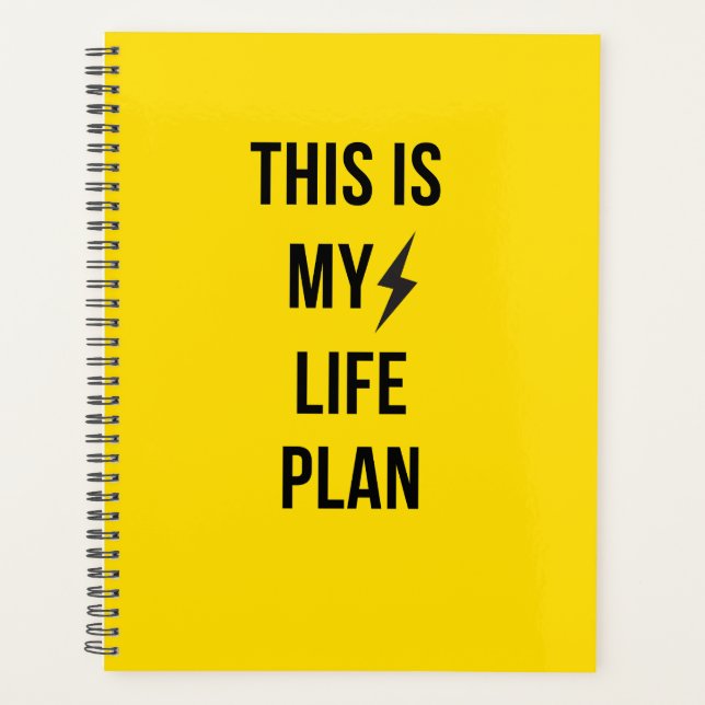This Is My Life Plan™ Planner (Front)