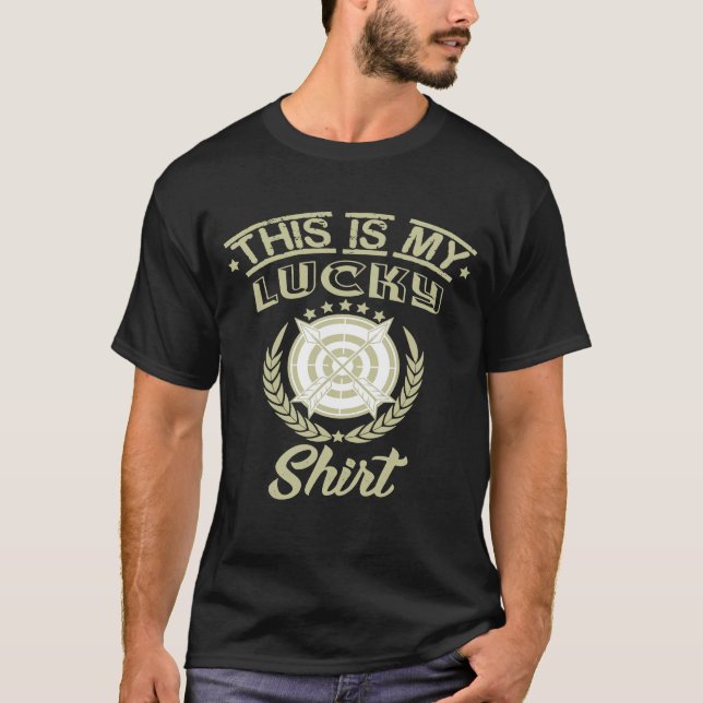 This Is My Lucky Archery  Funny Archery T-Shirt (Front)