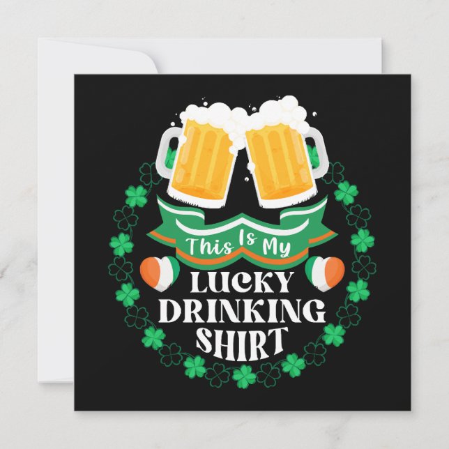 This Is My Lucky Drinking Beer St. Patrick's Day (Front)