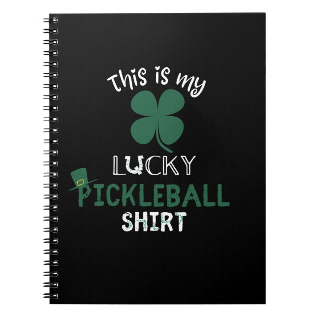 This Is My Lucky Shirt - Gift For Lucky peoples  Notebook (Front)