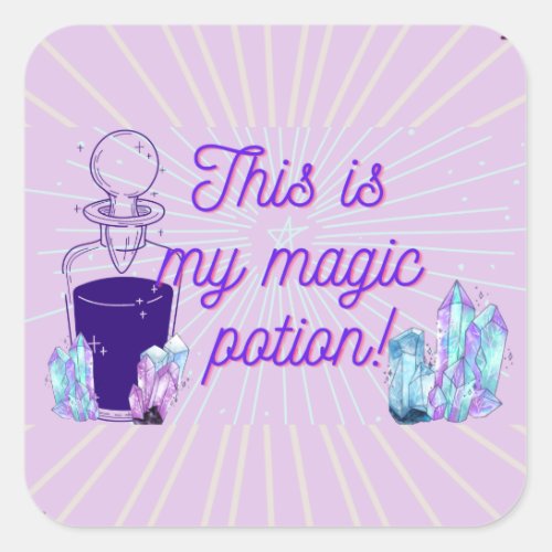 This  is my magic potion Square sticker