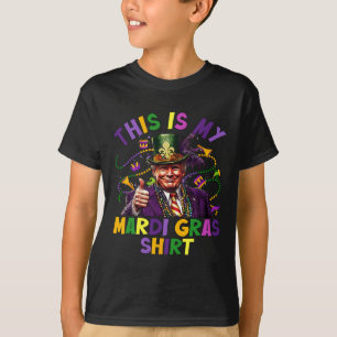This Is My Mardi Gras Shirt Funny Trump President 