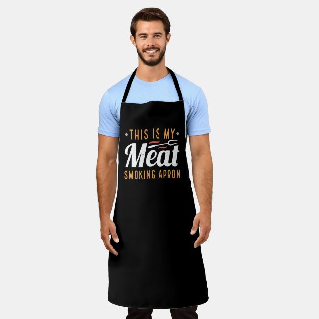 This Is My Meat Smoking Apron (Worn)