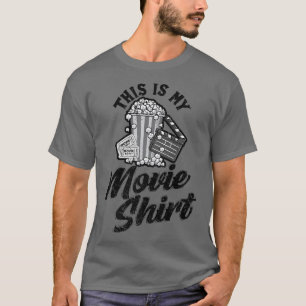 This Is My Movie Shirt, Popcorn Lover, Movie Night T-Shirt