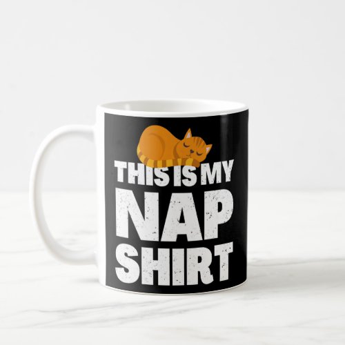 This is my nap with a cat    coffee mug