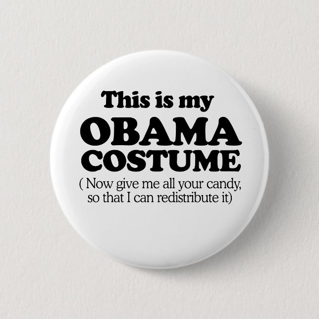 This is my Obama Costume Button (Front)