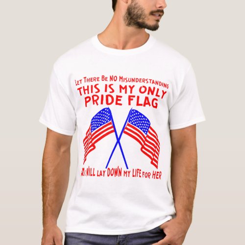 This Is My ONLY Pride Flag  WhiteTigerLLCcom   T_Shirt