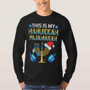 This Is My Pajamakah Hanukkah Pajama T-Shirt