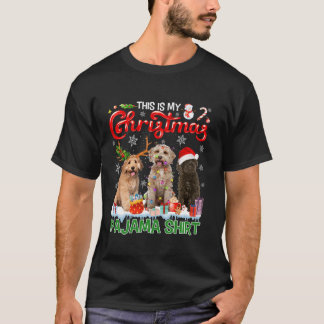 This Is My Pajamas Labradoodle Dogs Lover Christma T-Shirt