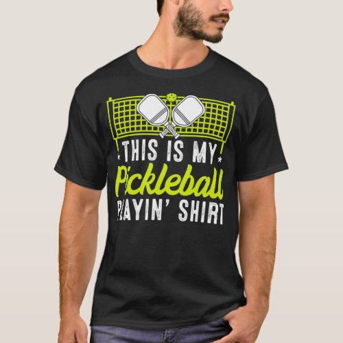 This Is My Picklball Playing Shirt Gift Pickleball
