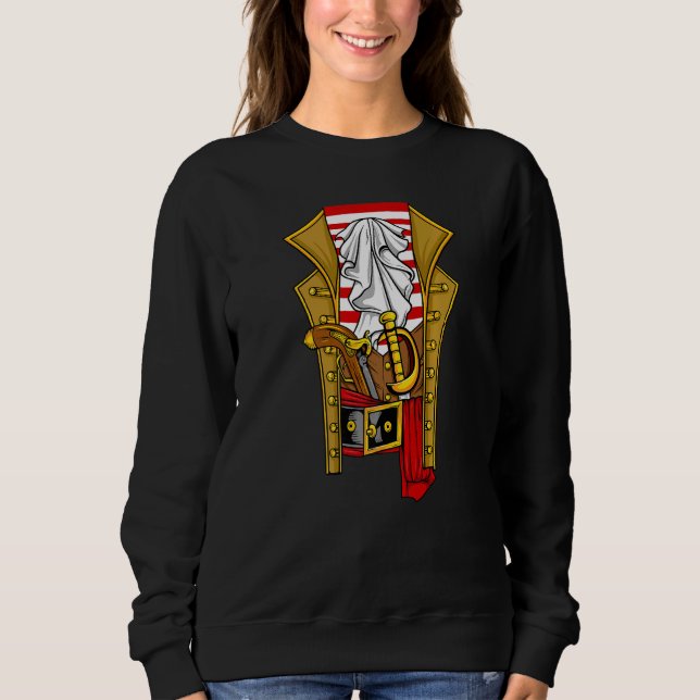 This Is My Pirate Costume  Pirate Halloween Costum Sweatshirt (Front)