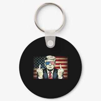 This Is My Pride Flag American 4th Of July Patriot Keychain