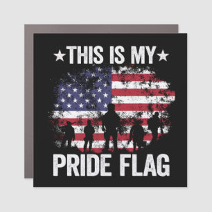 This is My Pride Flag Car Magnet
