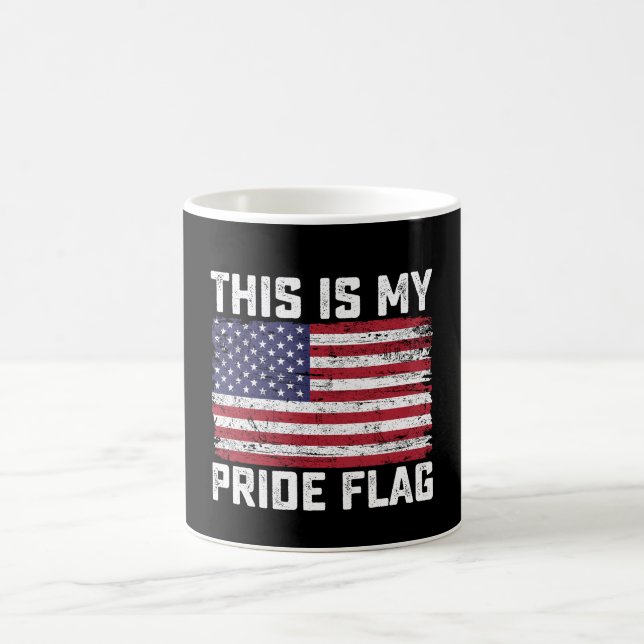 This Is My Pride Flag USA Coffee Mug (Center)