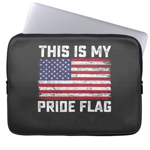 This Is My Pride Flag USA Laptop Sleeve