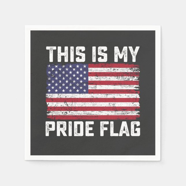 This Is My Pride Flag USA Napkins (Front)