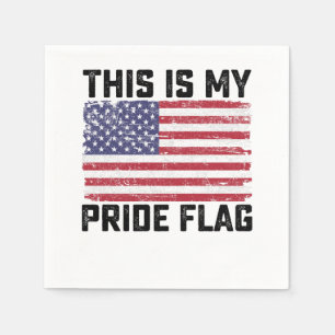 This Is My Pride Flag USA Napkins