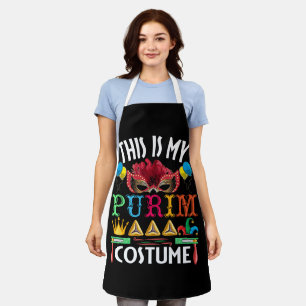This Is My Purim Costume Jewish Happy Purim Apron