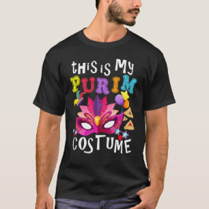 This Is My Purim Costume Jewish Happy Purim Hamant T-Shirt