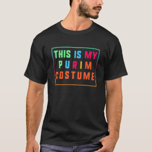This Is My Purim Costume Jewish Happy Purim Holida T-Shirt