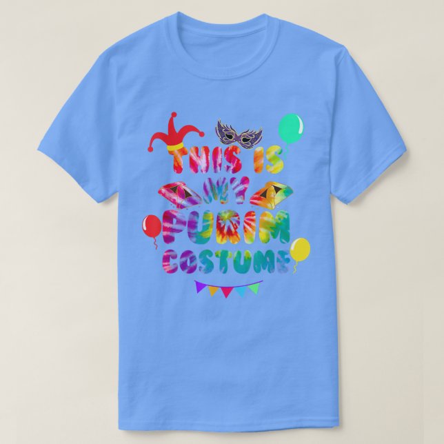 This Is My Purim Costume Jewish Happy Purim Holida T-Shirt (Design Front)