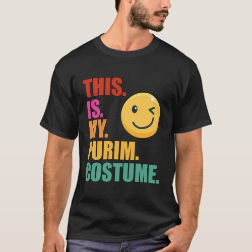 This Is My Purim Jewish Face T_Shirt