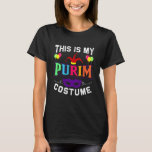 This Is My Purim Jewish Happy Costume T-Shirt<br><div class="desc">This Is My Purim Costume Jewish Happy Purim Dullish</div>