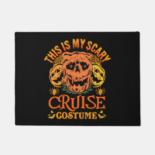 This Is My Scary Cruise Costume Funny Halloween Doormat